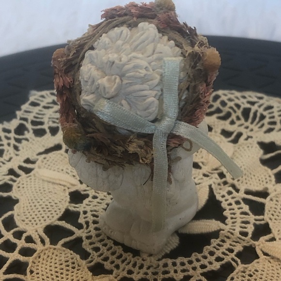 Vintage Dreamsicle Praying Baby Cherub Angel - Picture 3 of 9